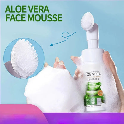 ALOE VERA FACE CLEANSER WITH BRUSH