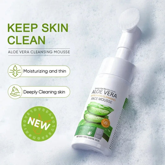 ALOE VERA FACE CLEANSER WITH BRUSH