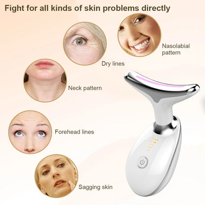 FACIAL MASSENGER - LED LIGHT THERAPY (3 COLORS)